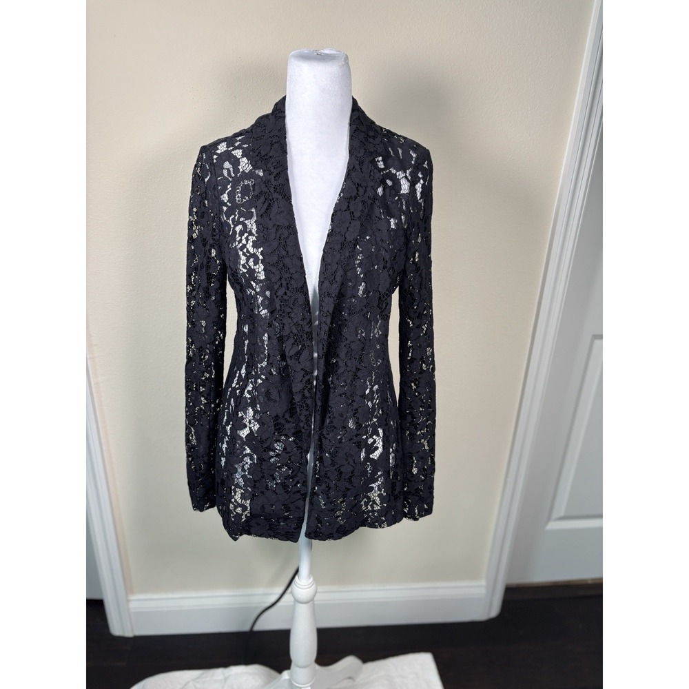 Apt 9 Black Lace Women's Topper Classy Whims Goth Gypsy Fairy Grunge - Picture 1 of 13